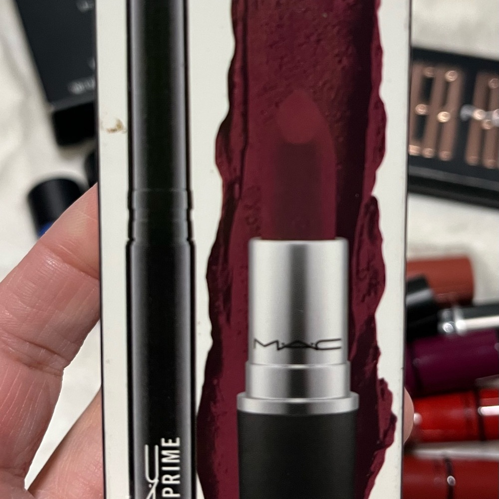 MAC Cosmetics Red Lipstick with Creamy Texture and Satin Finish